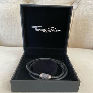 Thomas Sabo Leather Wrap Bracelet